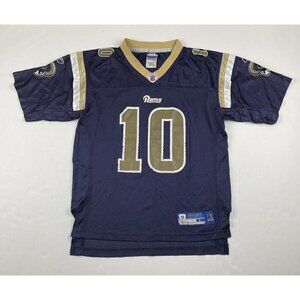 Reebok NFL Players On Field St. Louis Rams Marc Bulger Jersey #10 Youth L